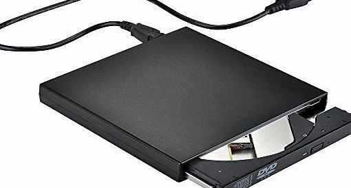 VicTsing USB External DVD-R Combo CD-RW Drive Burner Writer For Notebook PC Desktop Computer Black (CD-RW)