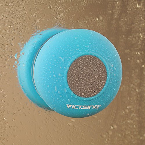 VicTsing Waterproof Portable Wireless Bluetooth 3.0 Mini Speaker 3W Shower Pool Car Handsfree with Microphone for Apple iPhone 4 4S 5 5S 5C 6 iPhone 6 Plus Samsung Galaxy S5 S4 iPad iPod MP3 MP4 Table