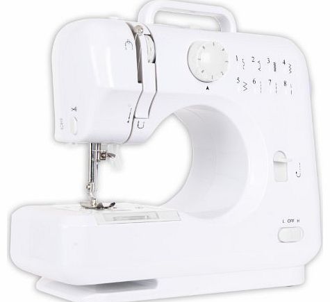 Sewing Machine Double thread, double speed (Low / High) 8 built-in stitch pattern
