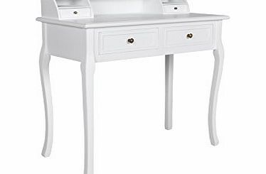 vidaXL Vanity Makeup Table with Drawers Vintage French Style