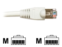 VIDEK Booted Cat6 STP Patch Cable Beige 3Mtr