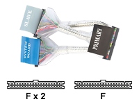 VIDEK Ultra ATA 133 Dual IDE Drive Cable 18 ins