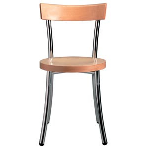 Vienna Chair- Chrome/Beech
