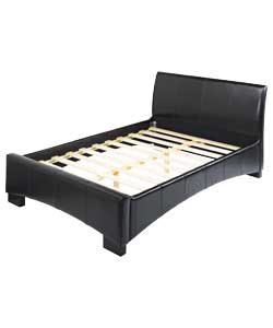 Vienna Leather Double Bed Frame