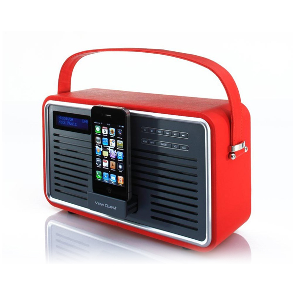 View Quest Retro DAB Radio with iPhone Docking