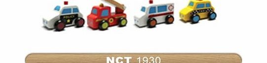 Viga Wooden 6 Piece Mini Vehicle Set #59621