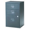 Viking 3 Drawer Filing Cabinet-Black