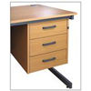 Advantage Fixed 3 Drawer Pedestal