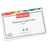 Viking at Home Concord Multicoloured A-Z Guide Cards 8 inch X 5