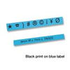 Viking at Home Dymo Labels Black Printed On Blue-9mm