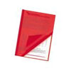 Transparent Coloured Soft PVC Cover-Red
