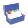 Viking Card Index System - 8 inch X 5 inch - Blue