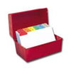 Viking Card Index System - 8 inch X 5 inch - Red