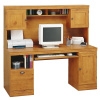 Contemporary Warm Pine Workstation