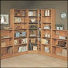 Low Wide Bookcase-Beech