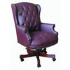 Luxury Leather Armchair Burgandy