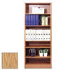 Viking Maple Wood Veneer 80cm Wide Bookcase