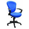 Viking Medium Back Chair With Fixed Arms Blue