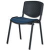 Viking Modern Styled Stacking Chair-Blue