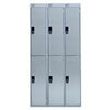 Viking Nest Of Three 2-Door Lockers-Grey