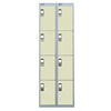 Viking Nest Of Two 3-Door Lockers-Coffee & Cream