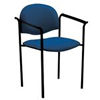 Viking Reception/Conference Chair With Arms-Blue