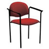 Viking Reception/Conference Chair With Arms-Burgundy