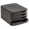 Viking Smead Closed 4 Drawer Unit - Black