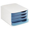 Viking Smead Frosted 4 Drawer Unit - Blue