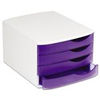 Viking Smead Frosted 4 Drawer Unit - Purple
