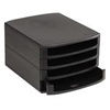 Smead Open 4 Drawer Unit - Black