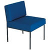 Steel-Frame Reception Chair-Blue