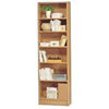 Tall Narrow Bookcase-Beech