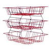 Wire Trays-Red
