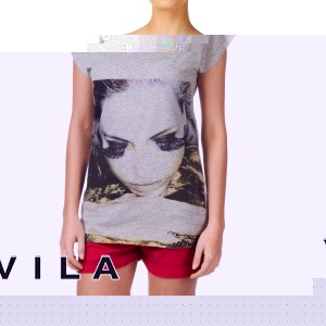 T-Shirts - Vila Simoli T-Shirt - Light Grey