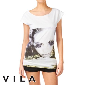 Vila T-Shirts - Vila Simoli T-Shirt - Optical Snow