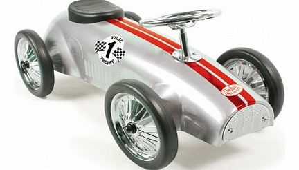 Vilac Ride-on racing car - silver `One size