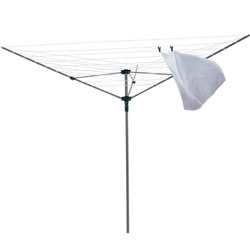 Vileda 3 Arm 40 Metre Outdoor Airer with FREE Pegs and Cover
