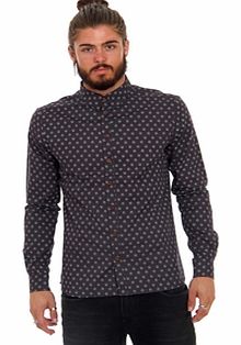 Villain Abdin Tie Print Shirt