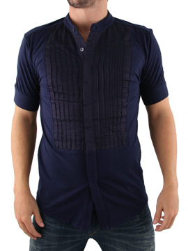 Navy Raj Short Sleeved Shirt