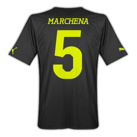 Villareal Nike 2010-11 Villarreal Puma Away Shirt (Marchena 5)