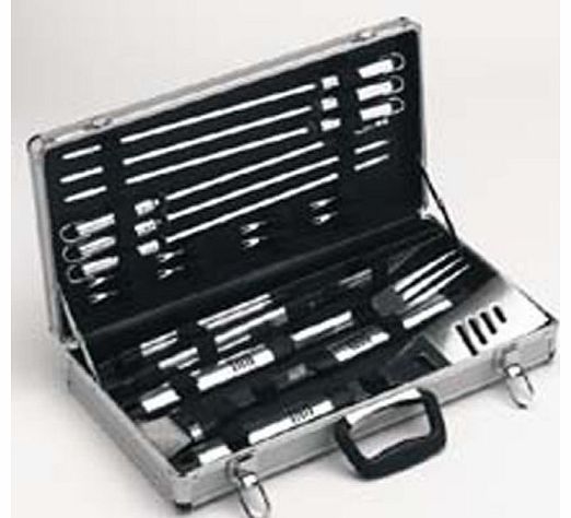 Viners 18 Pce BBQ set in Metal Case