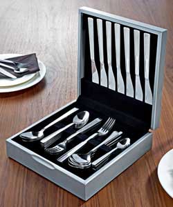 34 Piece Square Cutlery Set and Canteen