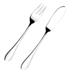 Viners Fish knives and forks - 6 sets