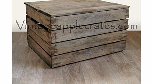 Vintage Apple Crates 1 Vintage Apple Crate with Fitted Lid