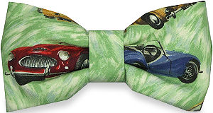 Vintage Cars Bow Tie