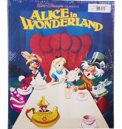 Vintage Disney Alice In Wonderland Canvas Print