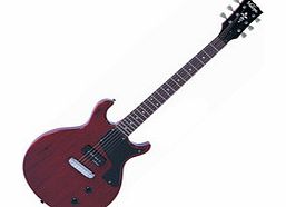 OFFLINE Vintage VR100 Electric Guitar Cherry Red