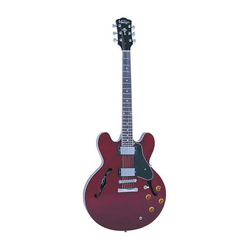 Vintage Semi Acoustic Guitar- Cherry Red Acoustic Guitar - review, 
