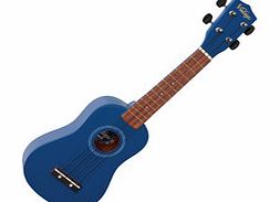 Vintage Ukulele VUK15 Soprano Satin Blue